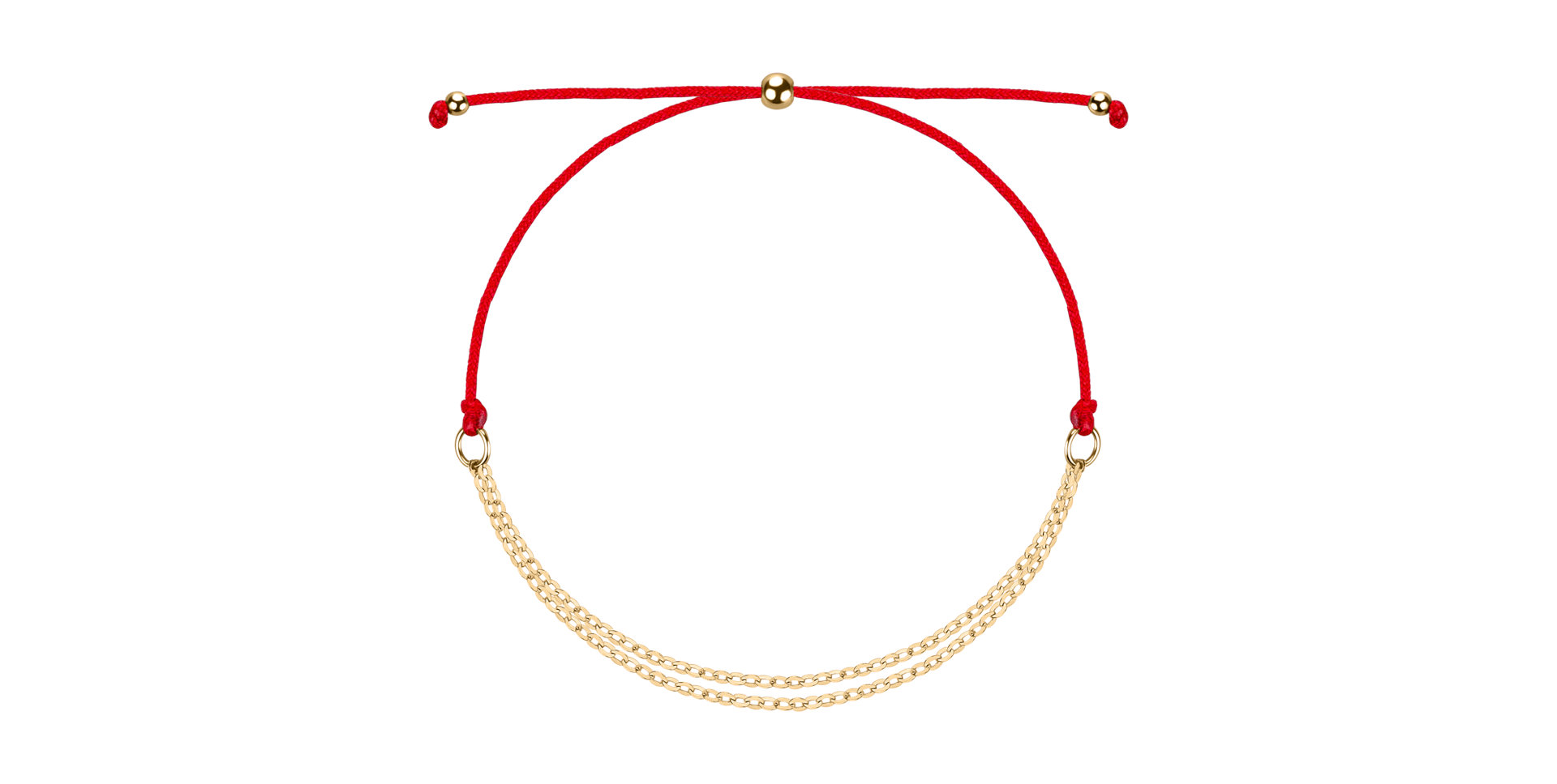 Dámsky náramok so šnúrkou Sparkling Chain