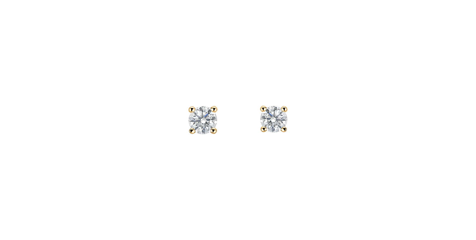 Náušnice s diamantom Essential Shine