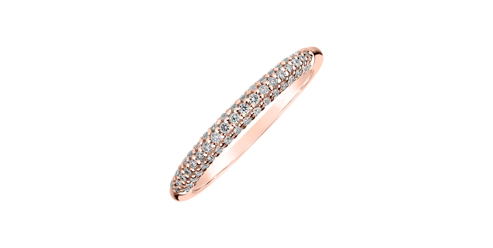 Prsteň s diamantmi Magical Storm