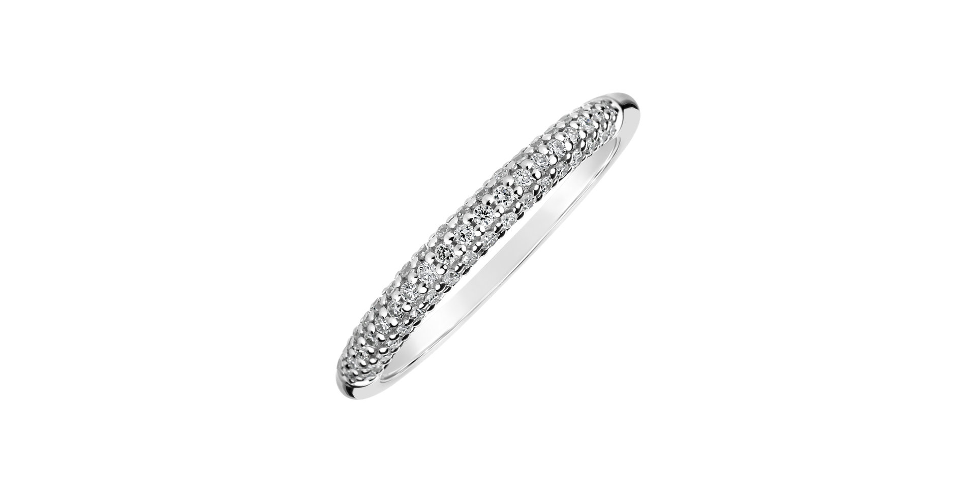 Prsteň s diamantmi Magical Storm