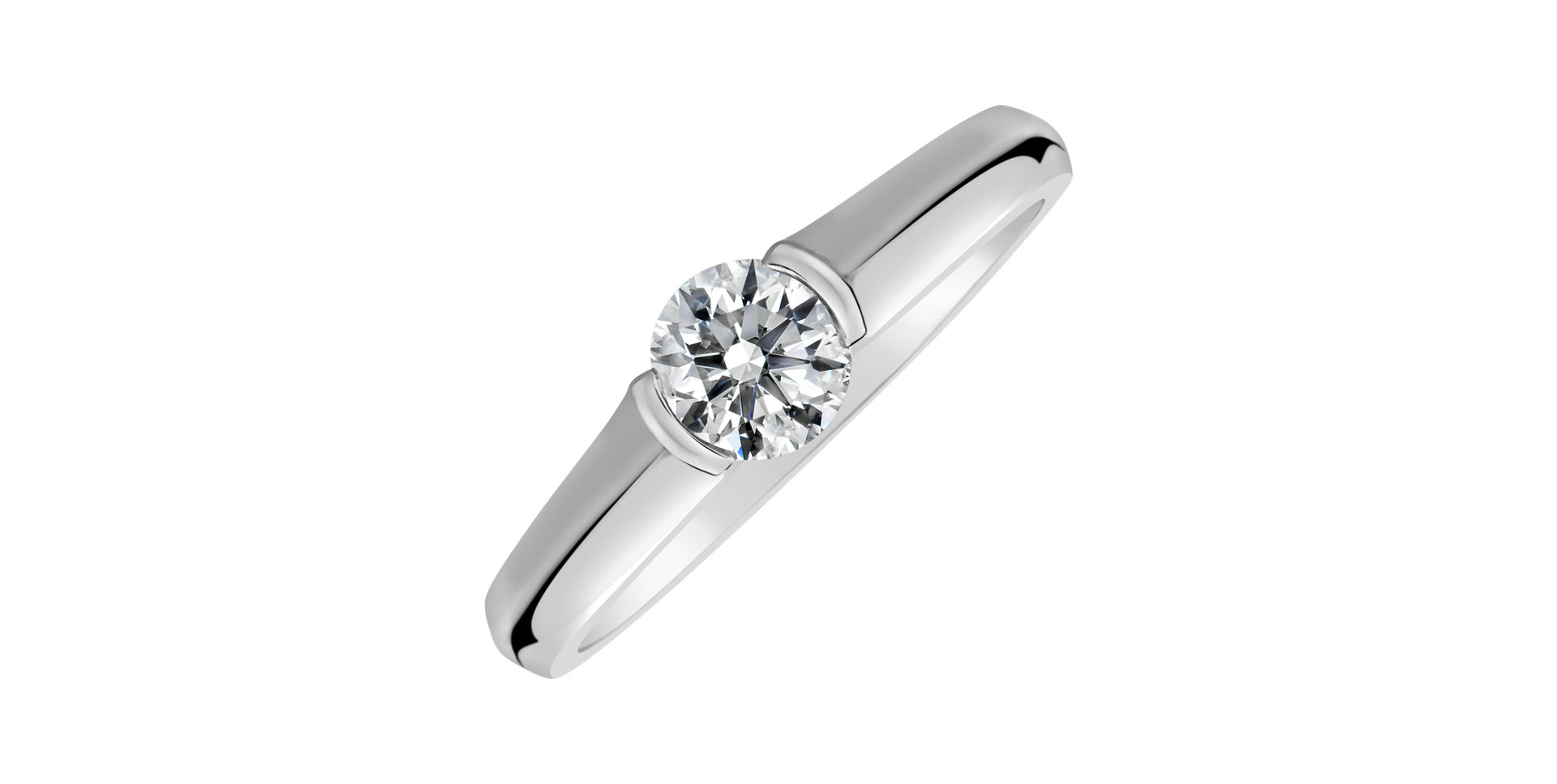 Prsteň s diamantom Brilliant Love