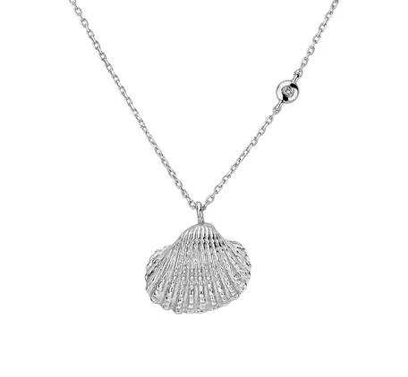 Náhrdelník s diamantom Luxury Clam
