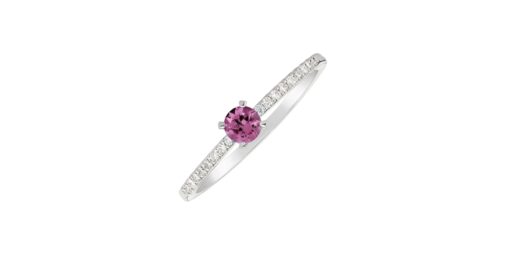 Prsteň s zafírom a diamantmi Gem Simplicity