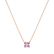 Náhrdelník s diamantom a ružovými zafírmi Divine Bloom4