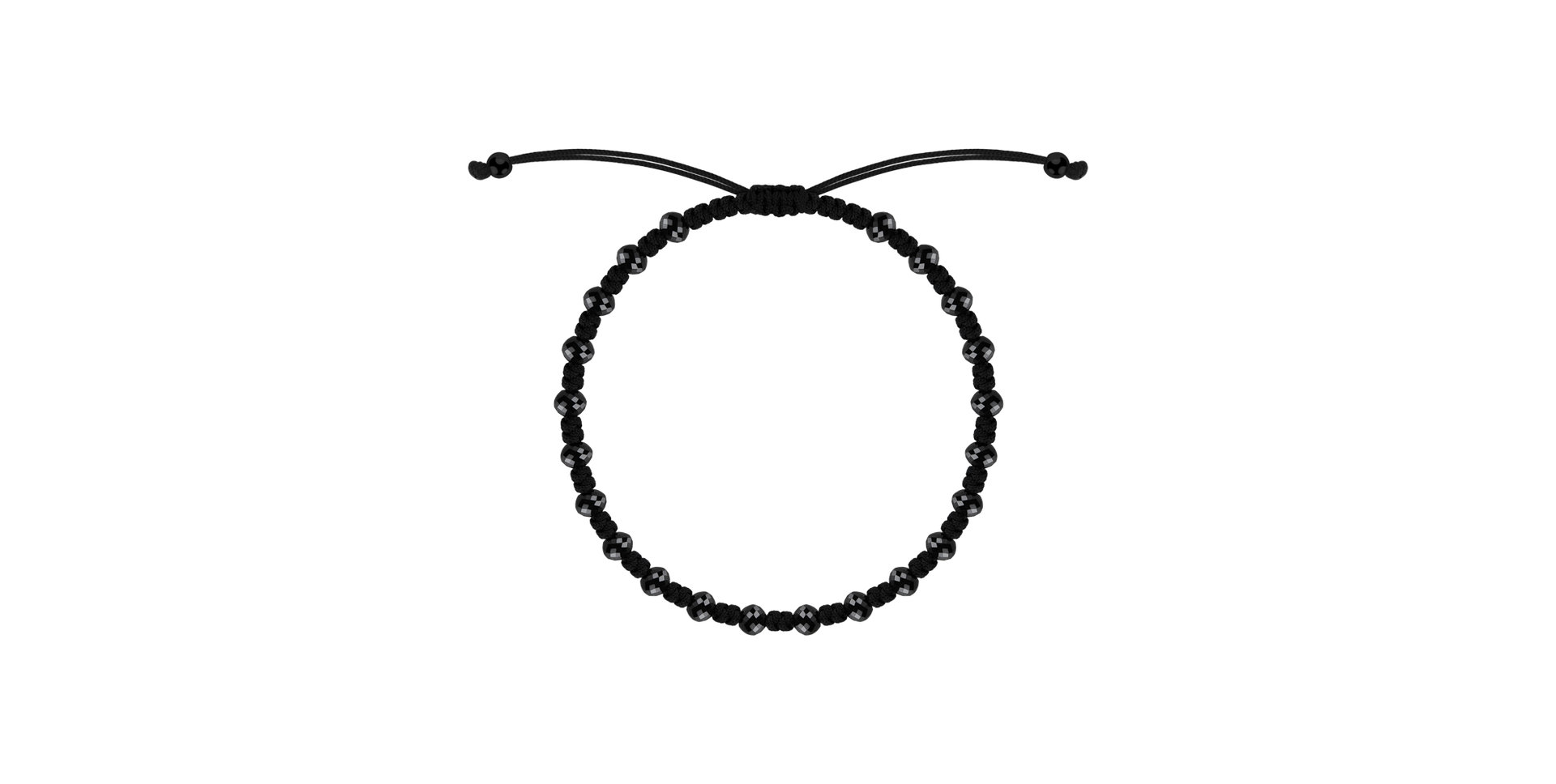 Náramok s čiernymi diamantmi Dark Night