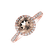 Prsteň s morganitom a diamantmi Noble Lagoon4