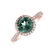 Prsteň s turmalínom a diamantmi Noble Lagoon4