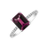 Prsteň s rhodolitom a diamantmi Perfect Promise4