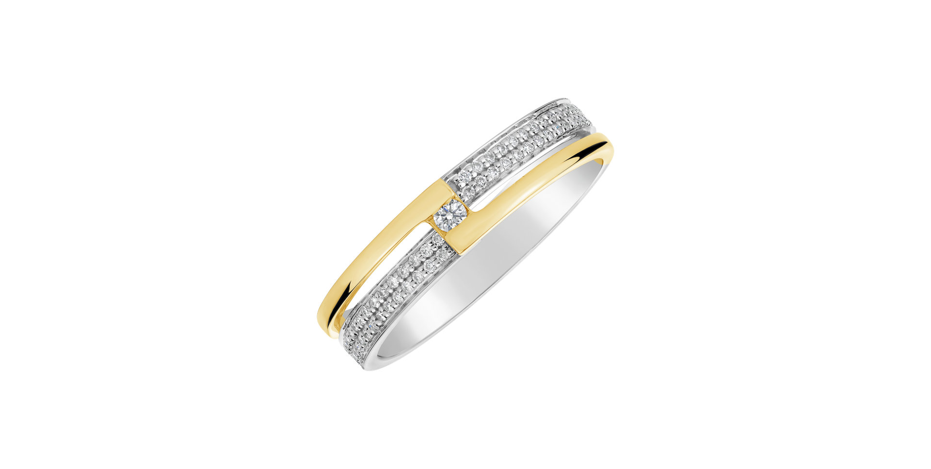 Prsteň s diamantmi Sparkling Andromeda