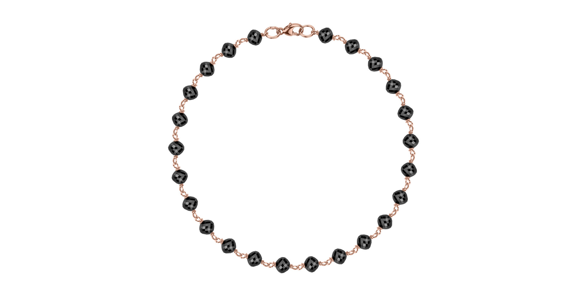 Náramok s čiernymi diamantmi Dark Melody