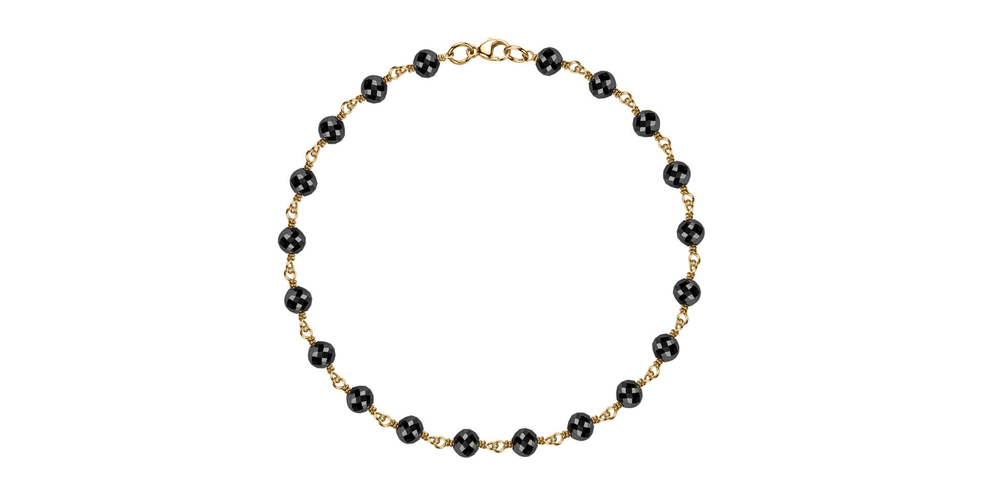 Náramok s čiernymi diamantmi Dark Melody