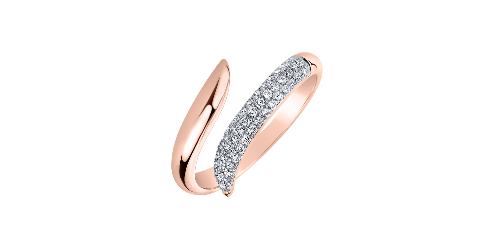 Prsteň s diamantmi Diamond Ray