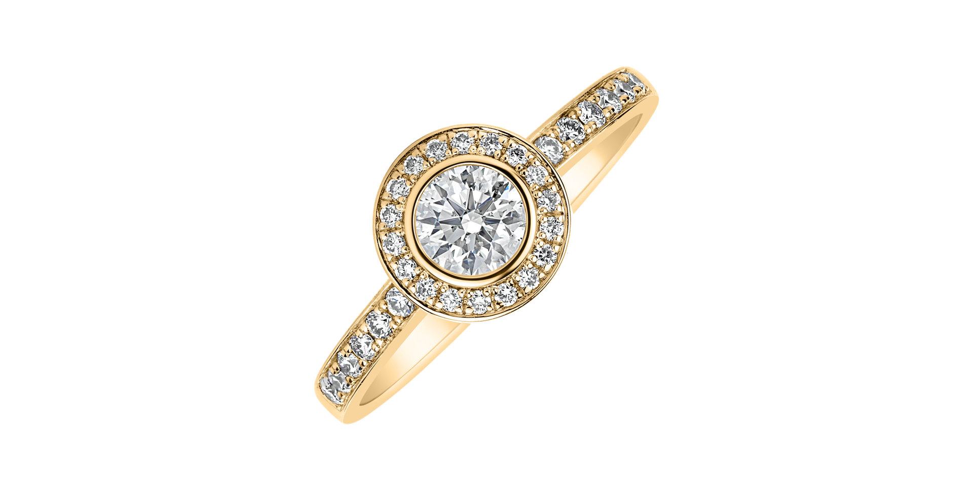 Prsteň s diamantmi Sparkling Highness