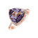 Prsteň s ametystom a diamantmi Jonina4