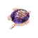 Prsteň s ametystom a diamantmi Angyalka4