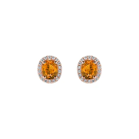 Náušnice so zafírom a diamantmi Imperial Sapphire