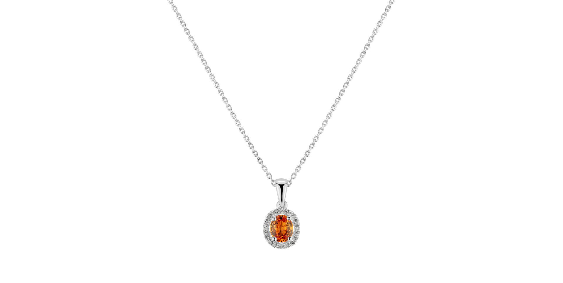 Přívěsok so zafírom a diamantmi Royal Love