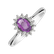 Prsteň s diamantmi a zafírom Princess4