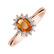 Prsteň s diamantmi a zafírom Princess4
