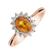 Prsteň s diamantmi a zafírom Princess4