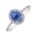 Prsteň s diamantmi a zafírom Princess4