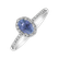 Prsteň s diamantmi a zafírom Princess4