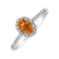 Prsteň s diamantmi a zafírom Princess4