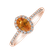 Prsteň s diamantmi a zafírom Princess4