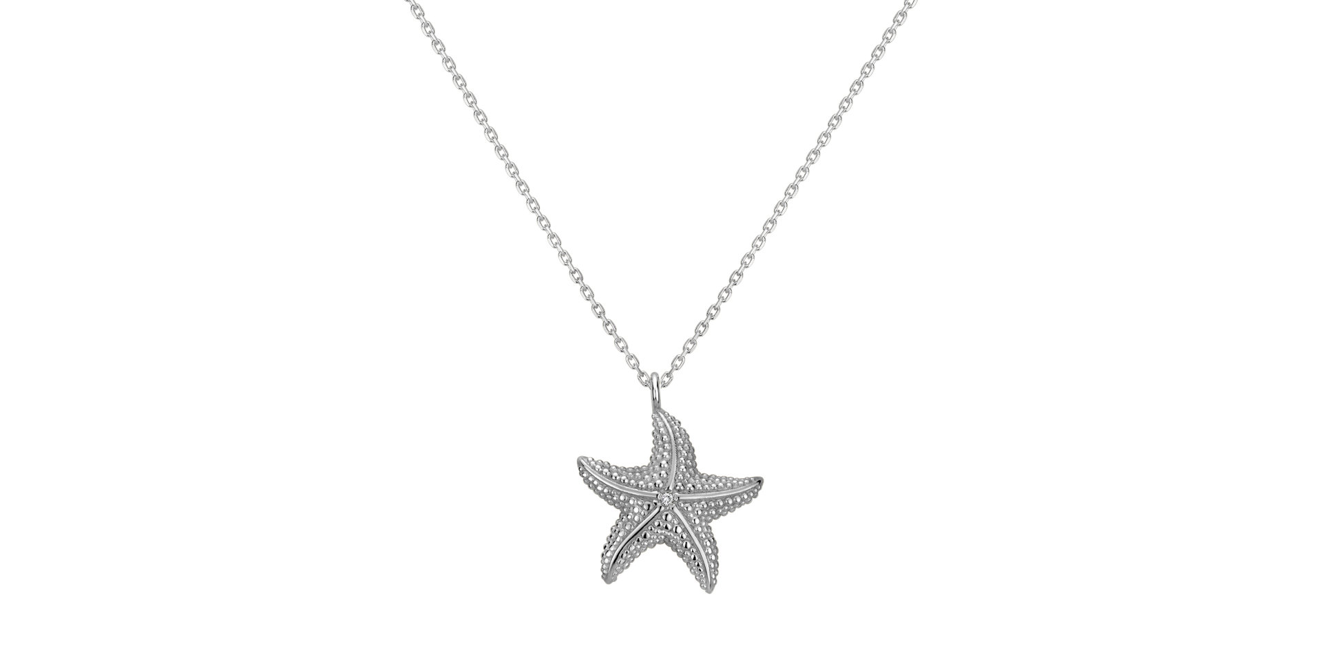 Náhrdelník s diamantom Sea Treasure