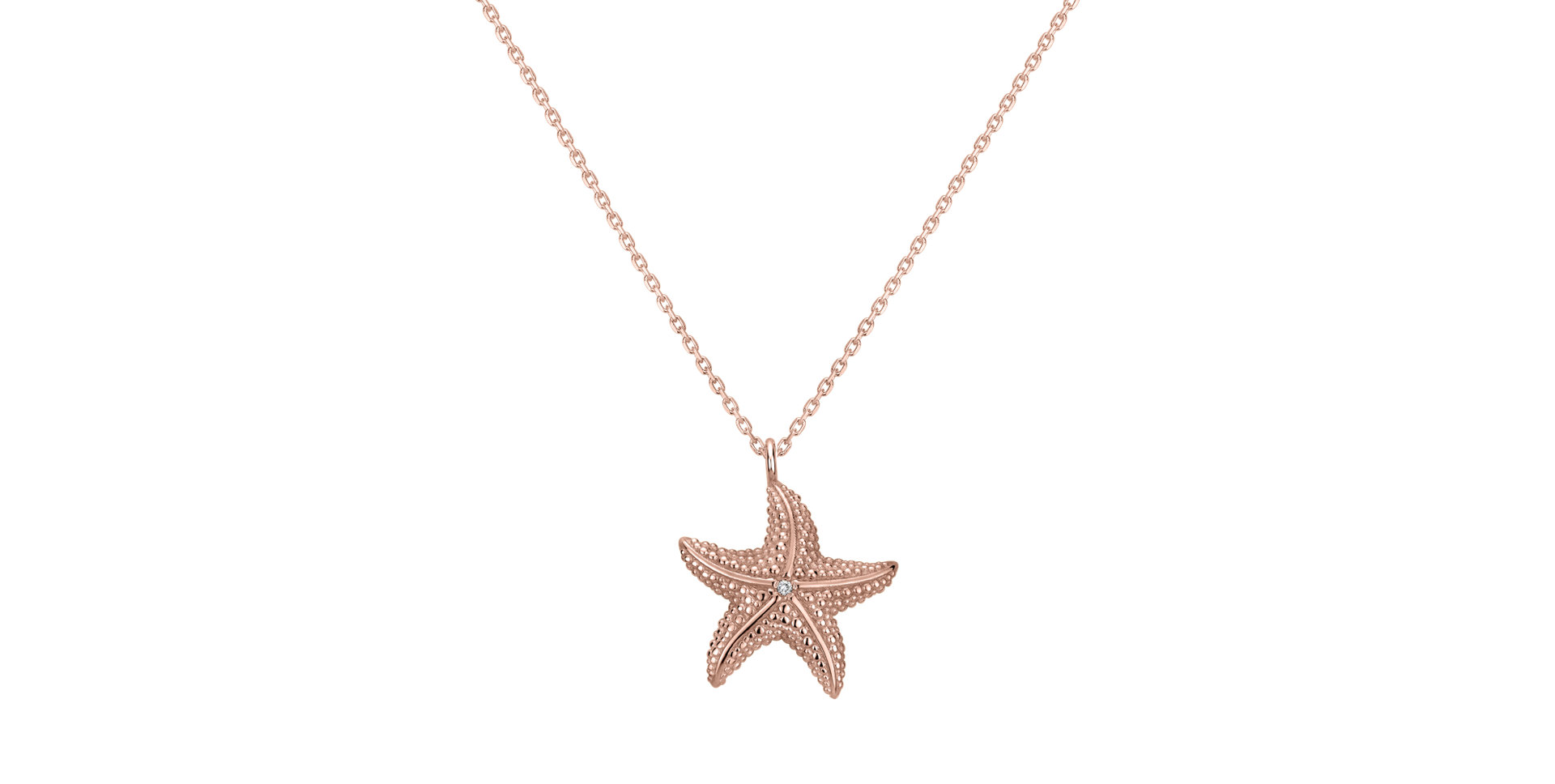 Náhrdelník s diamantom Sea Treasure