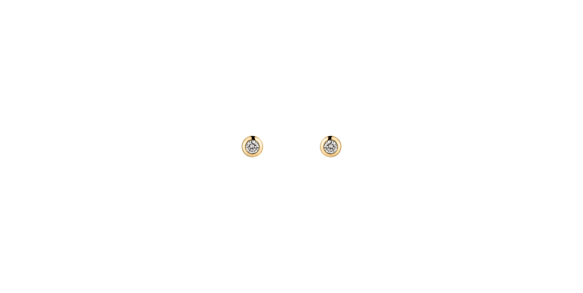 Náušnice s diamantom Sparkling Dots