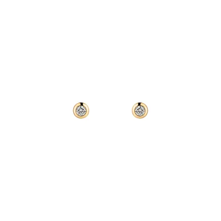Náušnice s diamantom Sparkling Dots