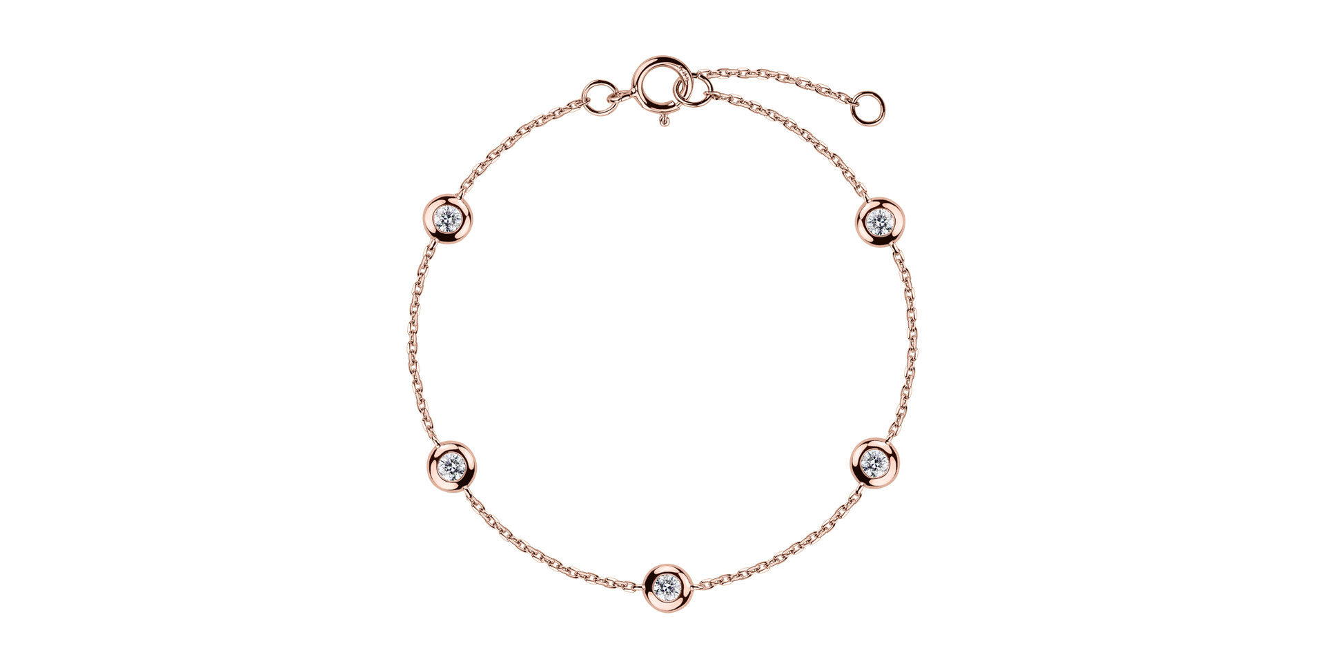 Náramok s diamantmi Sparkling Dot