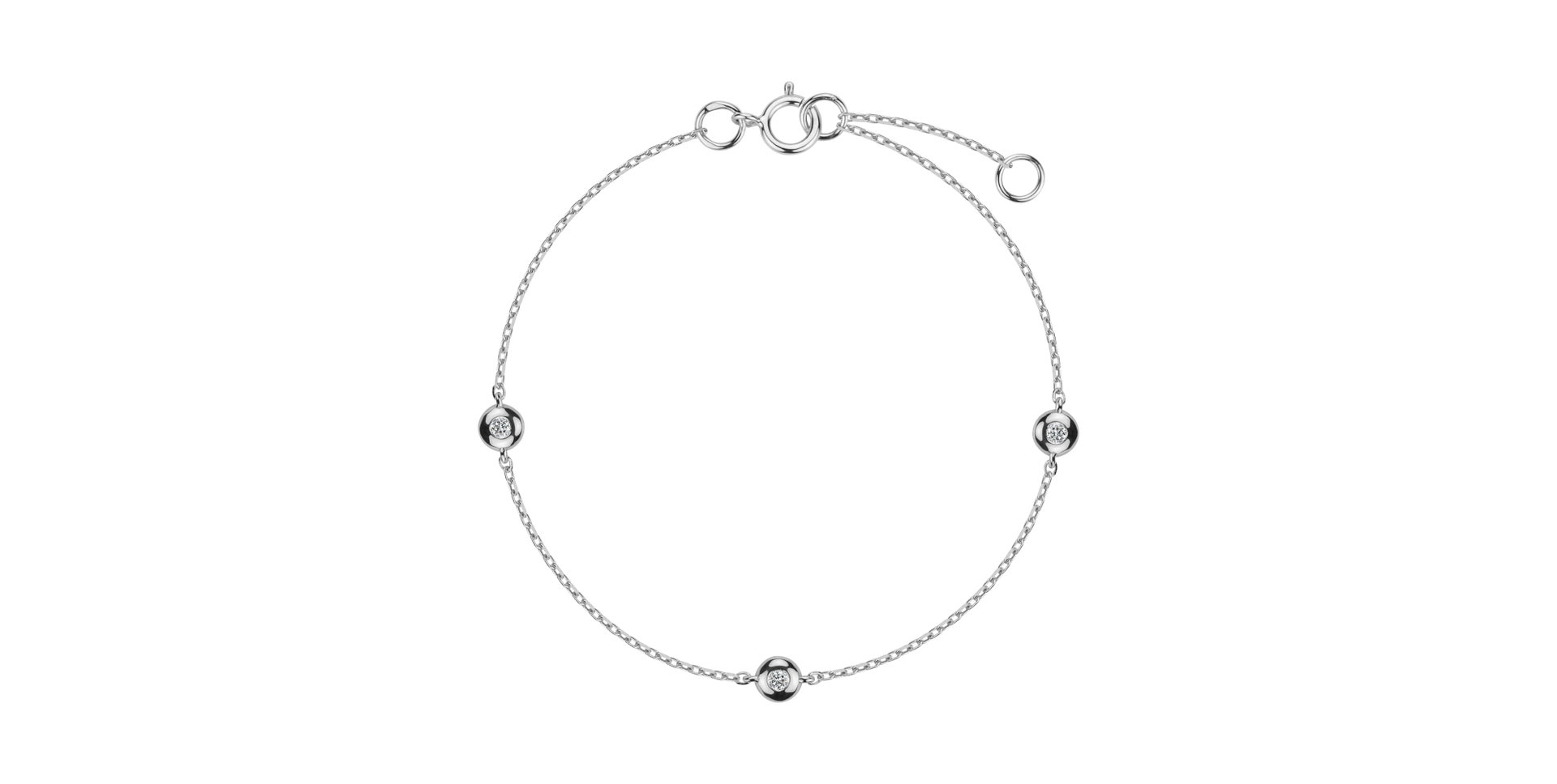 Náramok s diamantmi Sparkling Dots