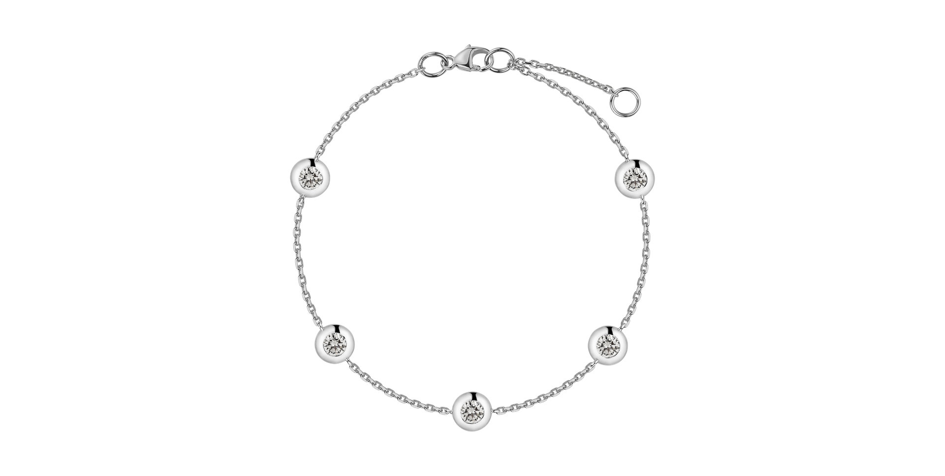 Náramok s diamantmi Sparkling Dot