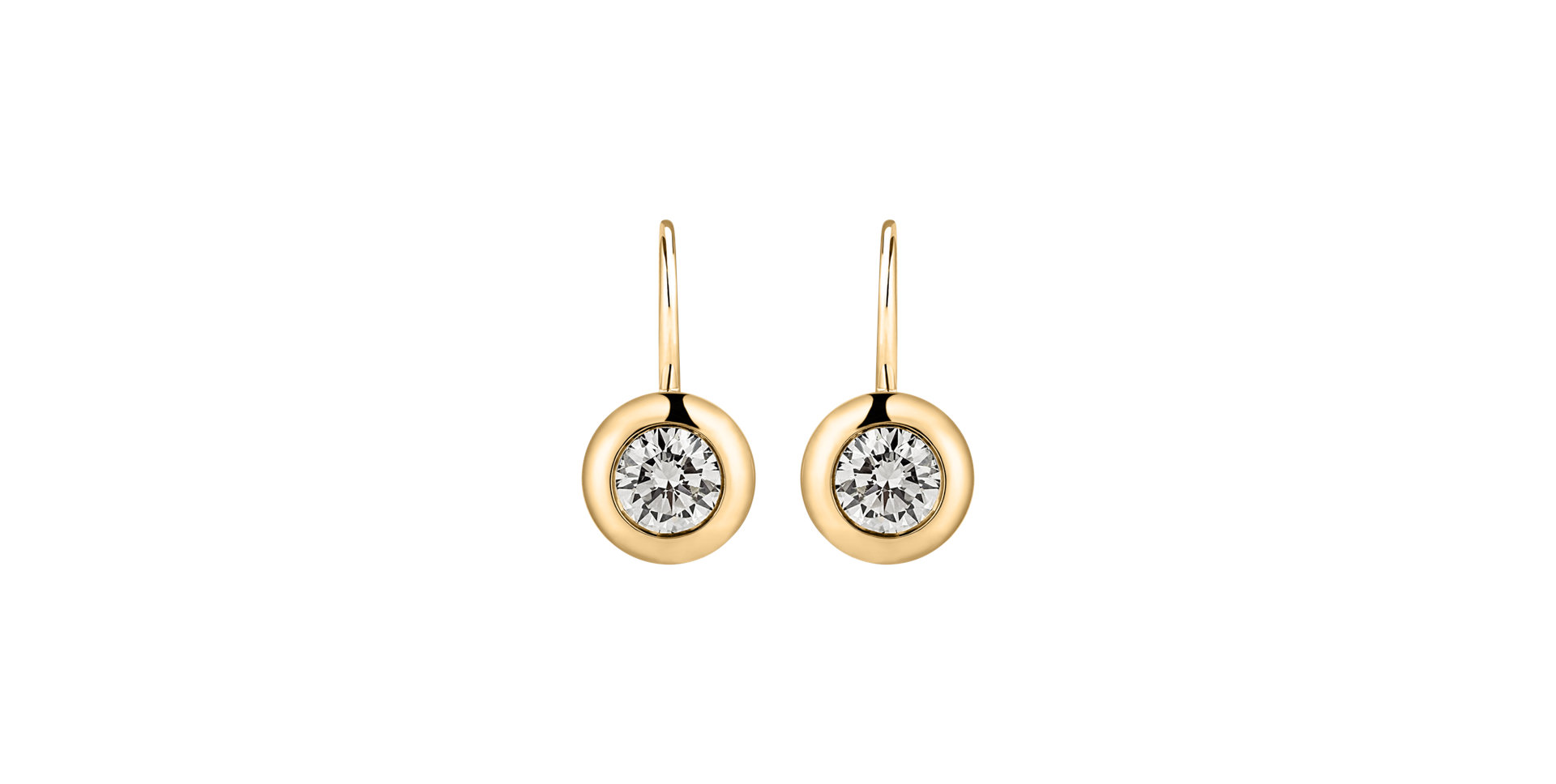Náušnice s diamantom Sparkling Dots
