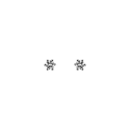 Náušnice s diamantom Essential Sparks briliantem