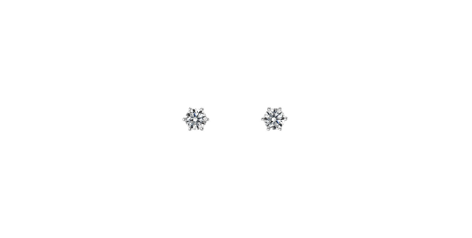 Náušnice s diamantom Essential Sparks