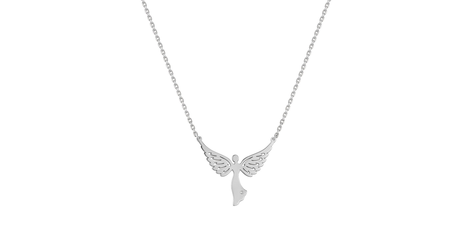 Náhrdelník s diamantom Angel of Hope