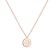 Náhrdelník s diamantom Cut Coins E4