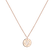 Náhrdelník s diamantom Cut Coins V4