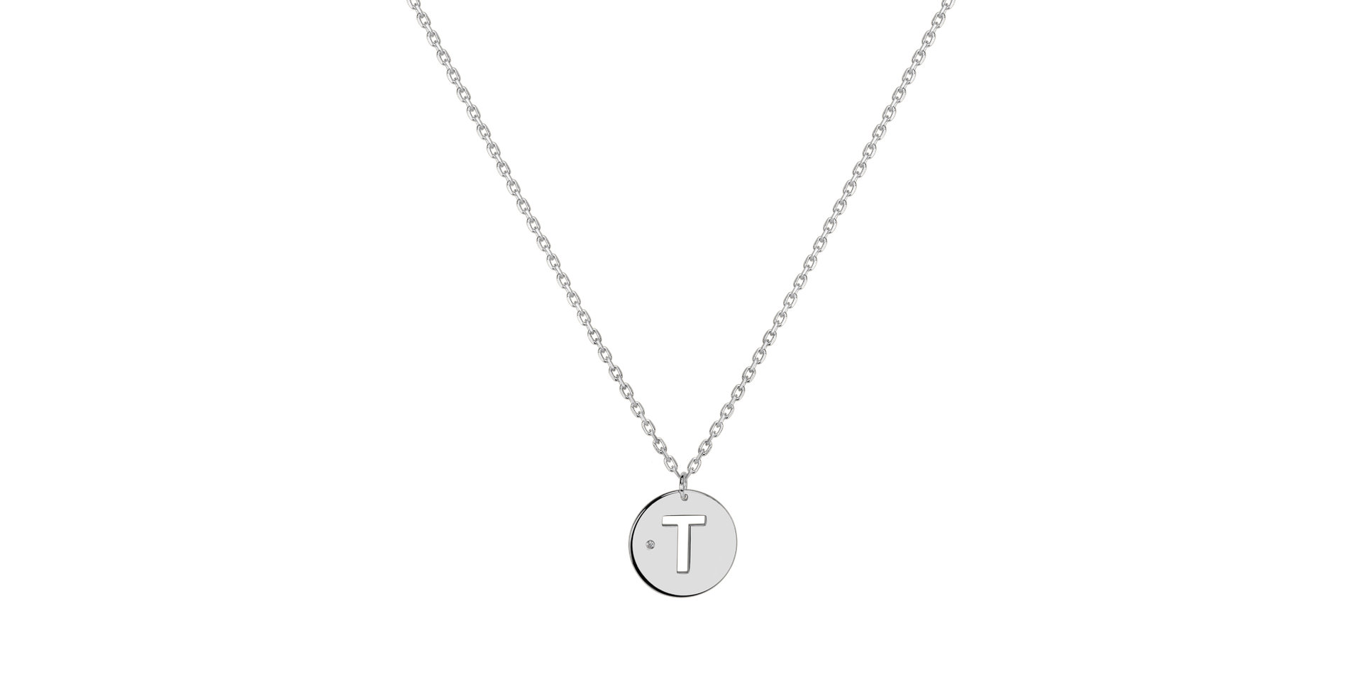 Náhrdelník s diamantom Cut Coins T