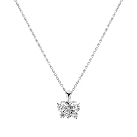 Přívěsok s diamantmi Butterfly Soul