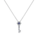 Náhrdelník so zafírom a diamantmi Magical Key3