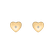 Náušnice s diamantom Hearts5