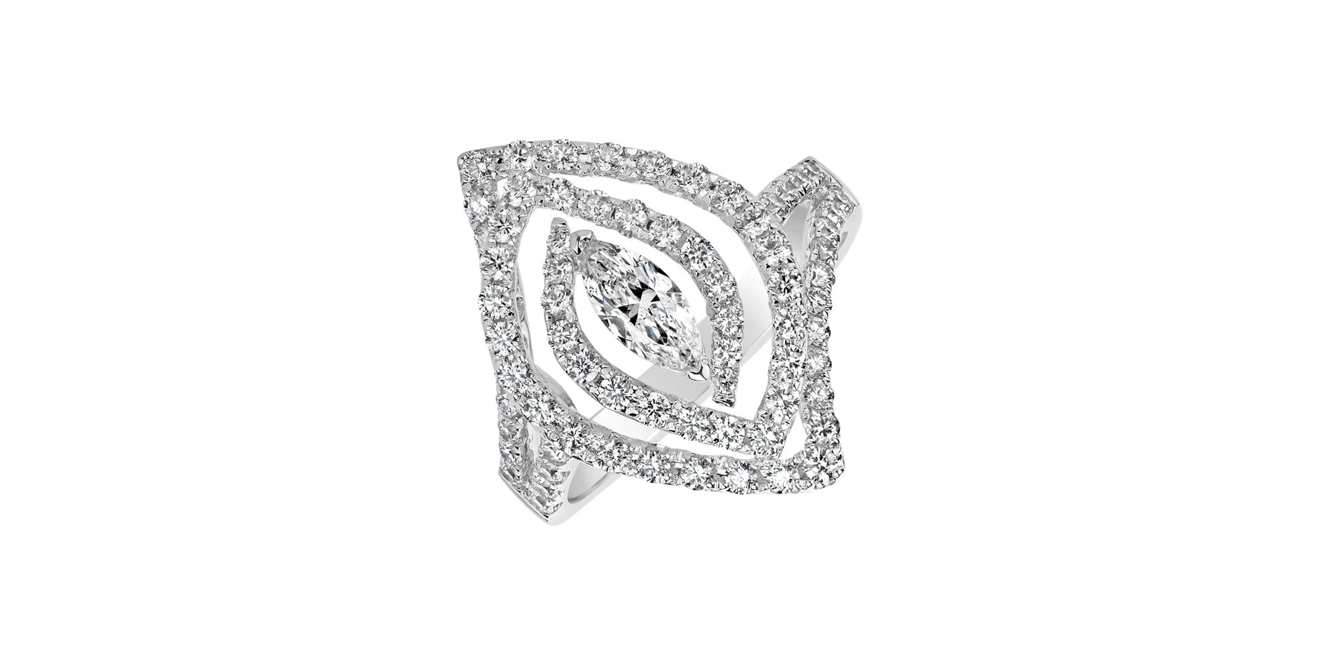 Prsteň s diamantmi Watelily