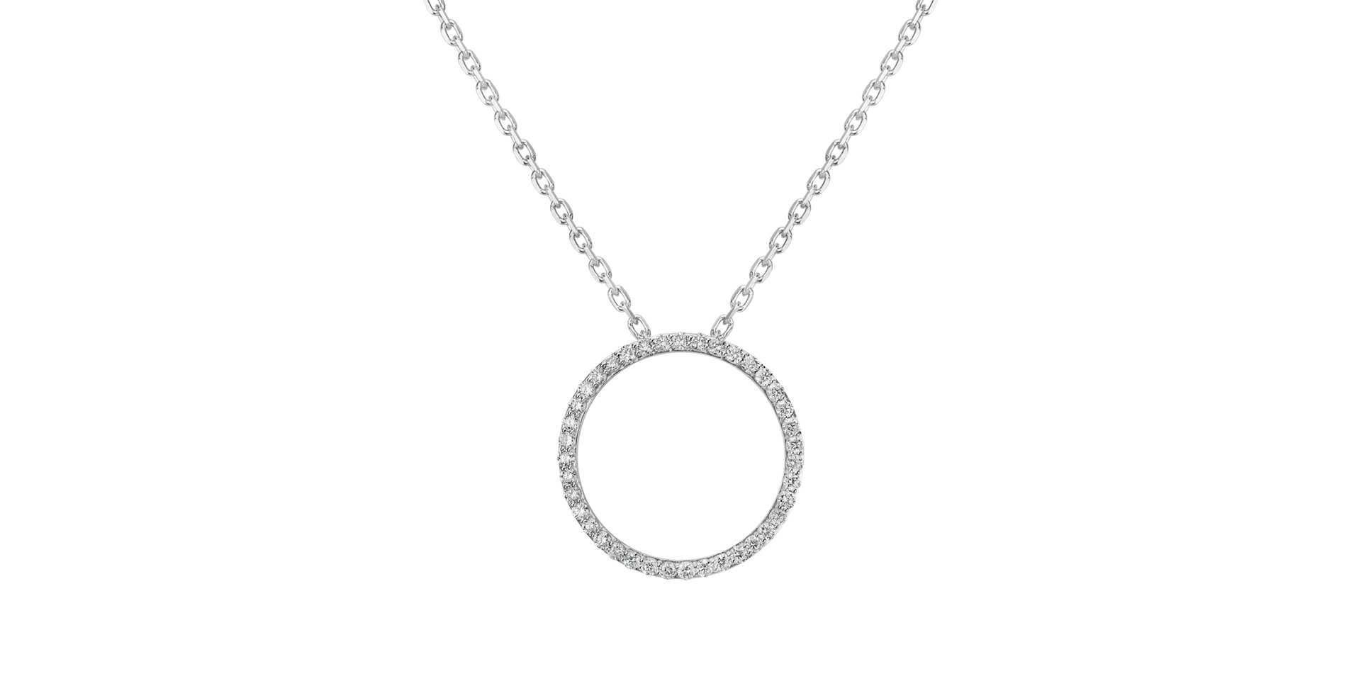 Přívěsok s diamantmi Exclusive Circle
