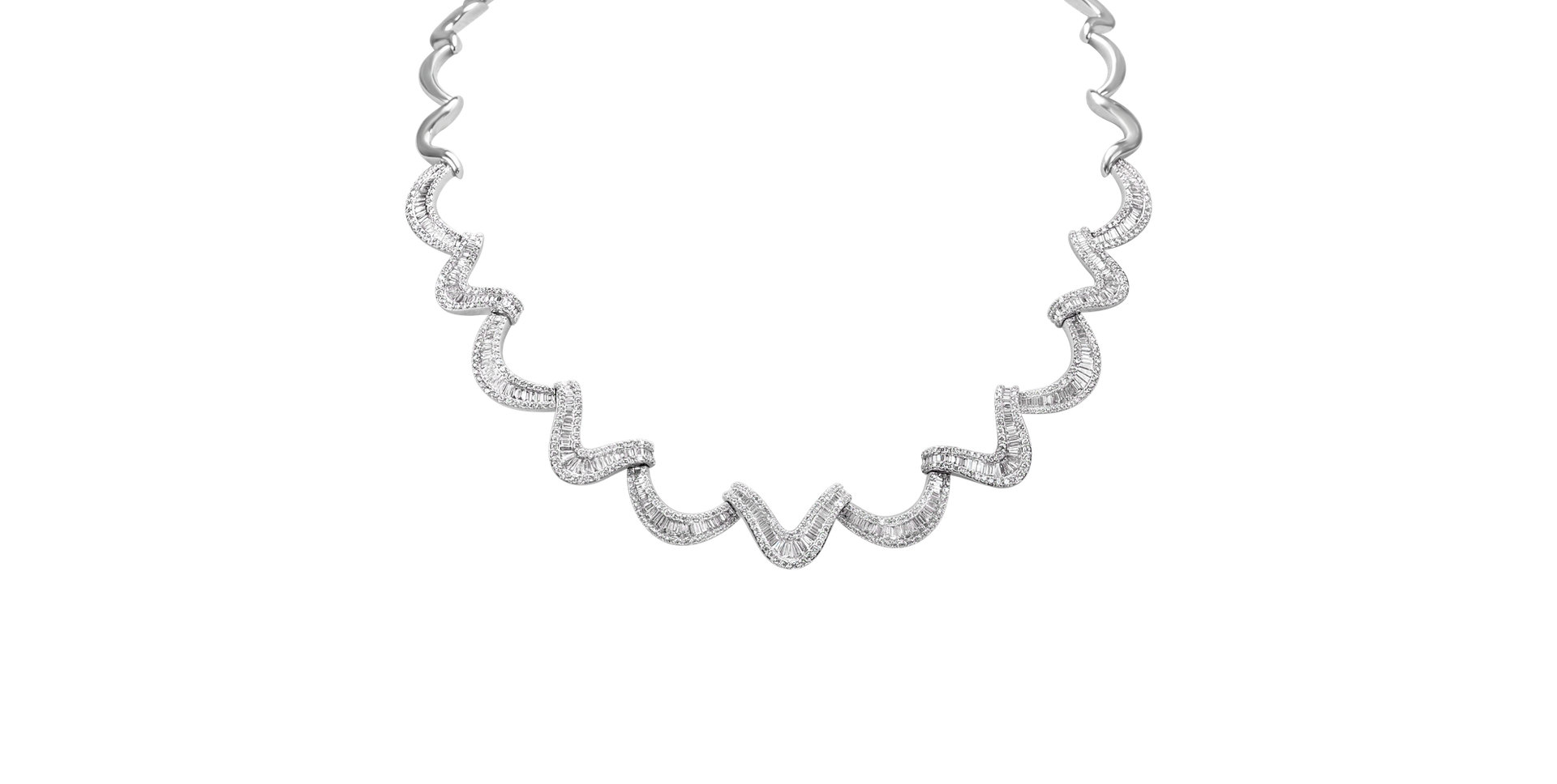 Náhrdelník s diamantmi Lucky Charm