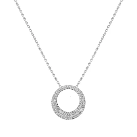 Přívěsok s diamantmi Geometric Loop