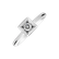 Prsteň s diamantom Diamond Square4
